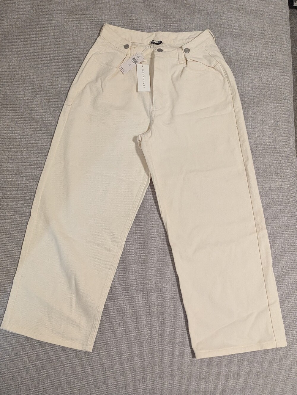 Moon River White Jeans Anthropologie